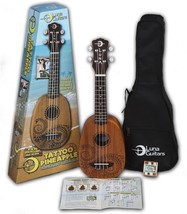 Luna Tattoo Mahogany Soprano Pineapple Ukulele Pack - £111.69 GBP