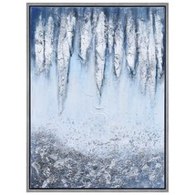 Empire Art Direct MAR-CB7645-3040 Icicles Textured Metallic Hand Painted Wall Ar - $234.50