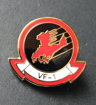Navy VF-1 Wolfpack Fighter Squadron Lapel Pin Badge 1 Inch - £4.42 GBP