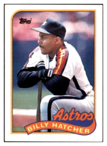 1989 Topps Billy
  Hatcher   Houston Astros Baseball Card
  GMMGA - £0.71 GBP