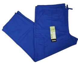 Scrubstar Unisex Core Essentials Drawstring Blue Stretch Scrub Pants Size 2XL - £12.43 GBP