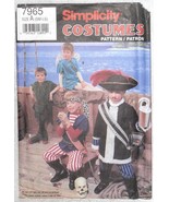Simplicity Pattern 7965 Child's Captain Hook Peter Pan Tinkerbell Sizes S-M-L  - $7.00