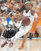 Tiffany Mitchell South Carolina Indiana Fever signed 8x10 photo COA proof. - £50.61 GBP