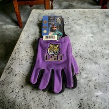 LSU Tigers Sport Utility Work Gloves Size Large Purple and Black NEW  - $17.59