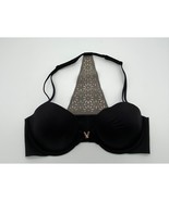 Victoria&#39;s Secret Lined Demi Front Close Black Underwire Bra Women&#39;s Siz... - £15.34 GBP