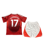 GARNACHO KIDS JERSEY 2024-2025 RED COLOR - £30.78 GBP