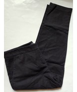Vince Camuto Cropped Capri Pants Womens Size 8 Black Cotton Stretch - £17.05 GBP