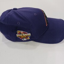 Arizona Diamondbacks World Series 2001 Back Fitted Purple Baseball Cap Size S/M image 8
