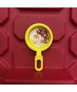 Barbie Miniature Kitchen Food Frying Pan Egg Bacon Skillet Pre Owned Vin... - $18.40 CAD
