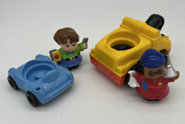 Fisher Price Little People Racin Ramps Replacement Figures, Tow Truck & Car 2006 - $18.99