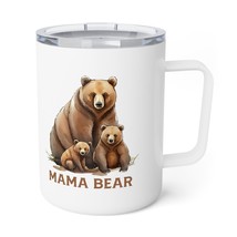 mama bear and cubs mothers day gift Insulated Coffee Mug, 10oz for her - £25.95 GBP