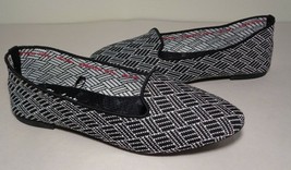 Skechers Size 8 M Cleo Huntington Black White Skimmer Flats New Womens Shoes - £70.64 GBP
