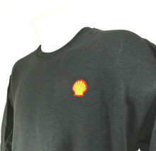 SHELL Gas Station Oil Employee Uniform Sweatshirt Black NEW Size M Medium NEW - £23.93 GBP