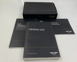 2022 Genesis Owners Manual Guide Set with Case OEM A03B37050 - $89.99