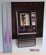 Rock Ola Rocket Jukebox Flyer 1994 Original Phonograph Music Promo Art 8.5&quot; x 11 - £18.28 GBP
