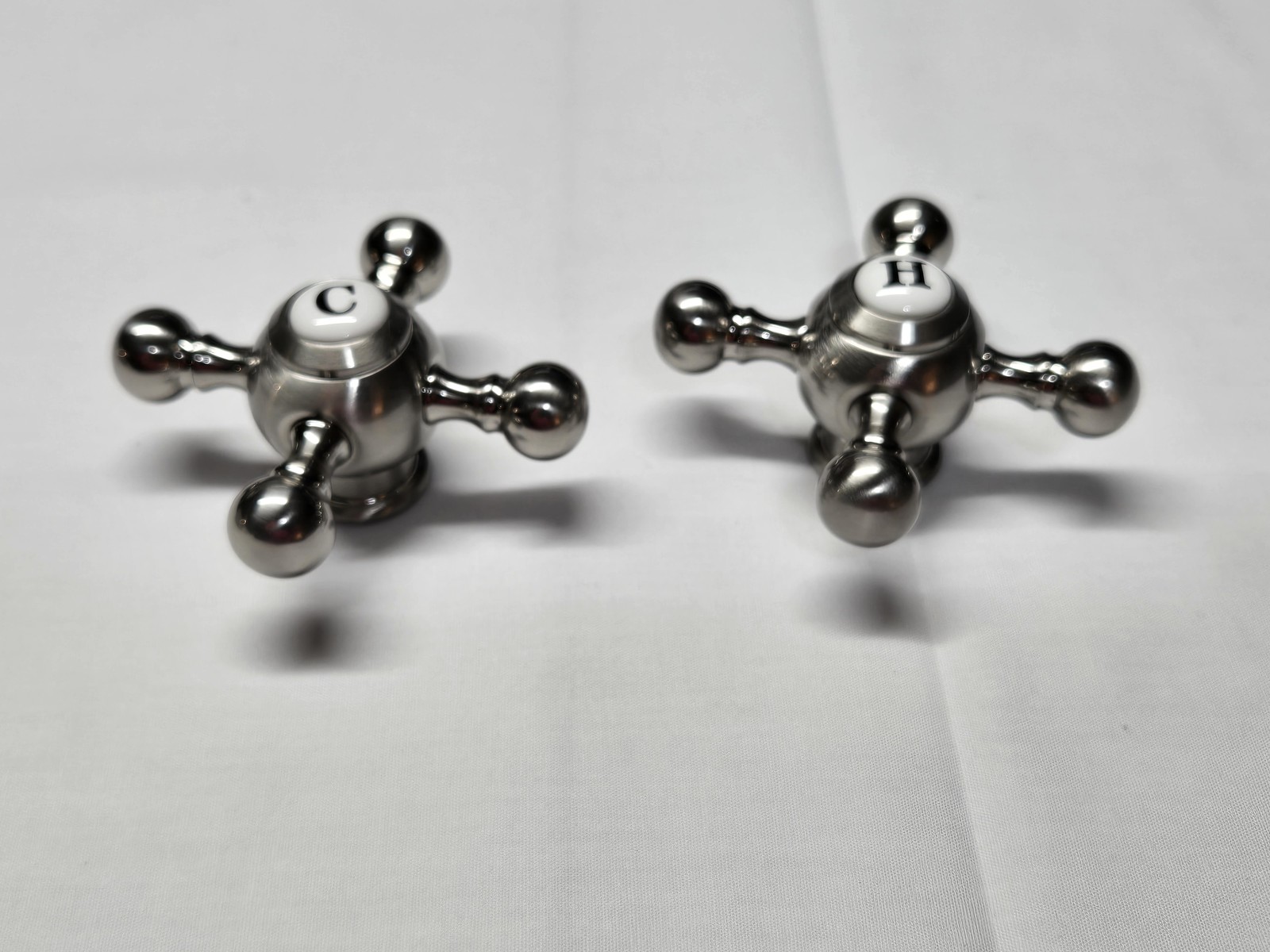 Signature Hardware 424556 Contemporary Cross Handles - Brushed Nickel - $26.90