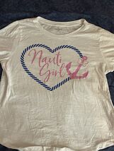 Old Navy Women&#39;s T-Shirt Size Medium Nautical “Nauti Girl” - $12.00