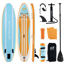 Inflatable Stand up Paddle Board with Adjustable Paddle and 3 Fins for Adults an - €210,67 EUR