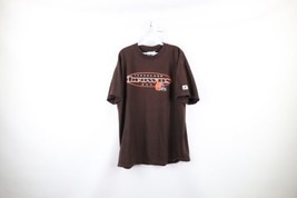 Vintage 90s Mens Large Distressed Spell Out Cleveland Browns Football T-Shirt - £27.36 GBP