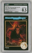 CGC 8.5 Gold Border 1991 AD&amp;D TSR RPG Card #248 ~ Keith Parkinson Red Dragon Art - £19.77 GBP