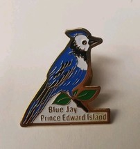 Prince Edward Island Canada Blue Jay Collectible Souvenir Lapel Hat Pin - $16.63