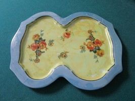 ANTIQUE BEYER AND BOCK GERMANY LUSTERWARE TRAY 9 X 6 1/2  [D13] - £42.84 GBP