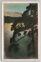 RPPC Sun Glimmering Across Beautiful Ocean Hand Colored Photo Postcard B47 - £7.79 GBP