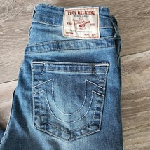 True Religion Halle High Rise Super Skinny Jeans Size 27 Raw Hem Denim 206568 - $88.97