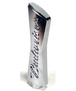 Budweiser Bowtie Logo Beer Tap Handle 6” Tall - Silver Tone - Metal - $25.24 CAD