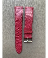 Pink Genuine Lizard Leather Watch Strap- Custom Handmade Band Sizes 10mm... - $844.69 MXN