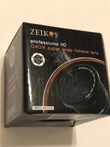Zeikos 0.40x Superwide Fisheye Lens 52mm - 58mm With Included Step Ring - £31.92 GBP