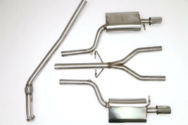 AUDI B6 A4 QUATTRO CAT BACK SPORT EXHAUST SYSTEM 1.8T 6SPD (ROUND TIPS)  - £958.50 GBP