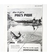 1947 Montague Rods Ocean City Reels Advertisement Vintage Fishing Poles ... - €17,24 EUR