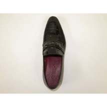Men's GENIO Genuine Crocodile Embossed Leather Shoes Turkey 120371165 Black image 6
