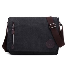 New Men Crossbody Canvas Messenger Bags Leisure Shoulder Casual Travel Package M - £47.88 GBP