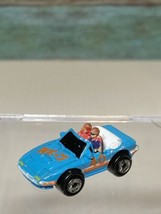 MICRO MACHINES &#39;80&#39;s MAZDZ RX-7 CONVERTIBLE WITH DRIVER Vintage Galoob - £11.79 GBP
