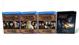 The Lord of the Rings: Extended Trilogy Blu-ray with Hobbit Unexpected Journey - $21.41