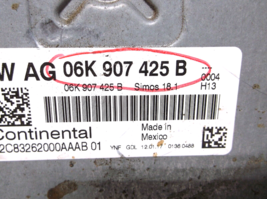 15-16-17  VOLKSWAGEN GOLF/GTI   ENGINE COMPUTER/ECU.PCM image 2