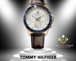 Tommy Hilfiger Men’s Quartz Leather Strap Silver Dial Watch 1791118 - £95.82 GBP