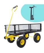Heavy-Duty Wagon Garden Cart Truck with Inflatable Tires, 600 lb Load Ca... - $2,604.39 MXN