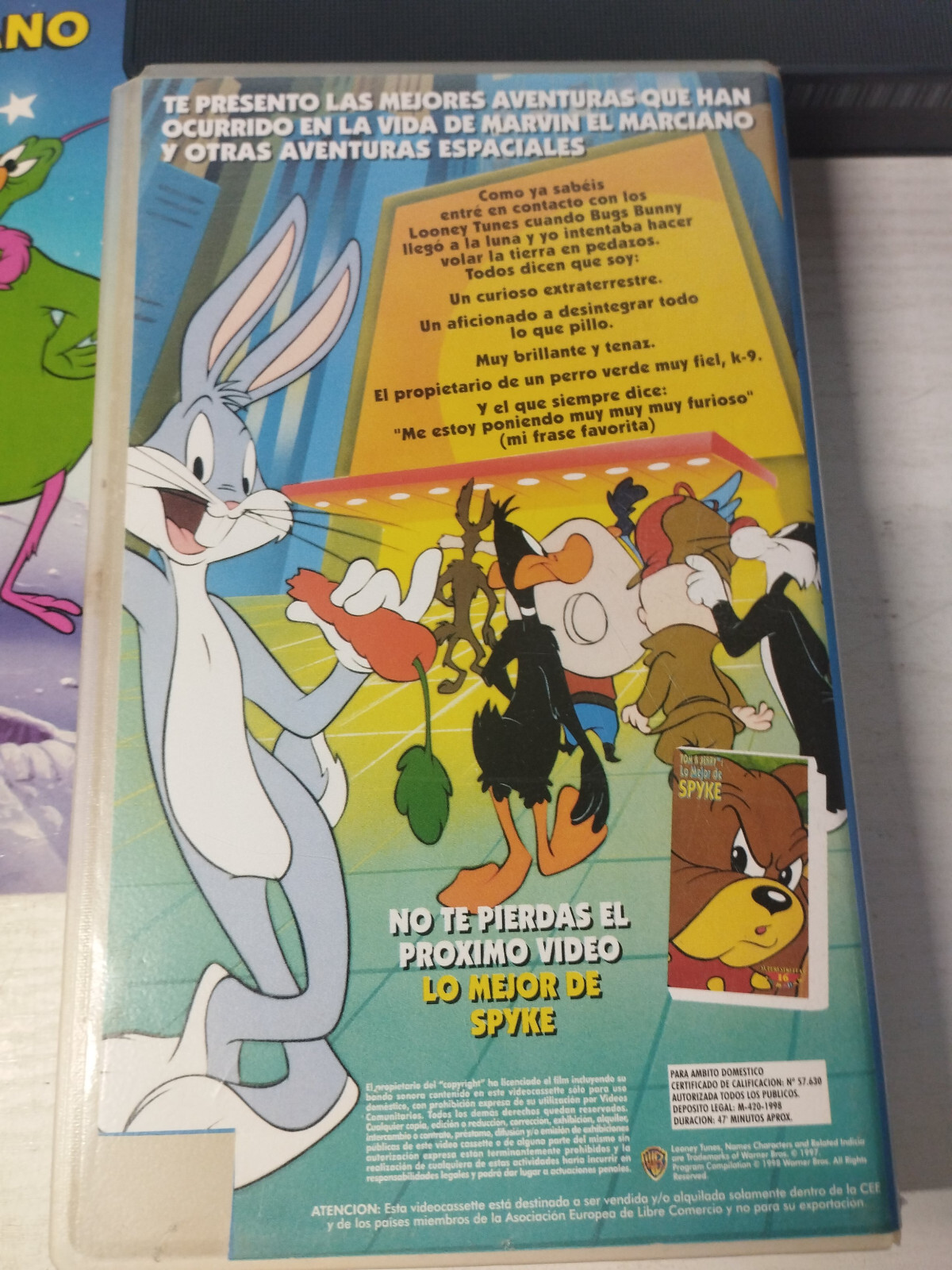Marvin el Marciano Lo mejor de Warner 1997 Looney Tunes VHS + Comic, Spanisch Item image 2