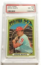 1972 Topps Steve Huntz #73 PSA 8 NM-MT White Sox - £14.15 GBP