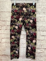 Lululemon Wunder Under Hi-Rise 19&quot; Crop Tight Fluorolace Black Floral Si... - £36.34 GBP