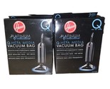 NEW 2 Packs Genuine Hoover Platinum Collection Q-Hepa Media Vacuum Bags ... - £16.66 GBP
