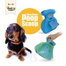 Dog Poop Scoop w/ Waste Bag Dispenser, Clean Hands - From Grand Fusion by Grand  - £11.98 GBP