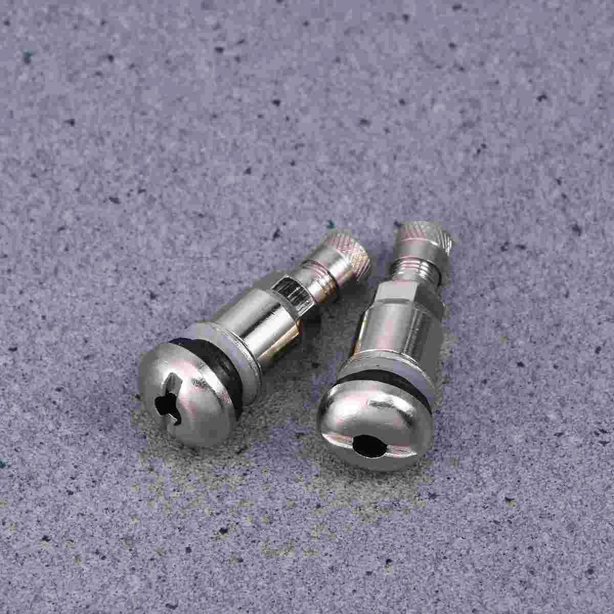 4pcs Stainless Steel Tire Stems for Car Tires - Leak-Tested and Durable - £14.00 GBP