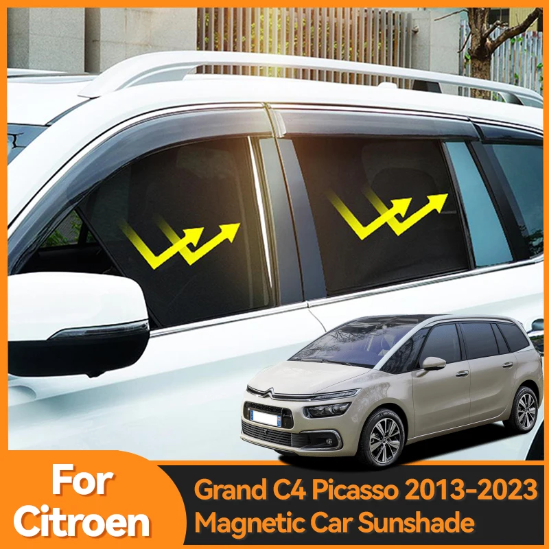 For Citroen Grand C4 Picasso 2013-2023 Magnetic Car Sunshade Sun Visor Front - £30.46 GBP+