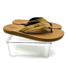 Flojos Men Flip Flop / Thong Sandals- Tan, US 10M - £15.75 GBP