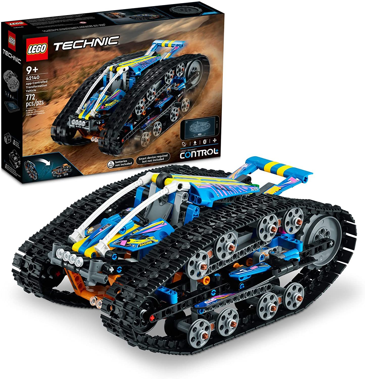 LEGO Technic App-Controlled Transformation Vehicle 42140 Model Kit (772 ... - $169.99