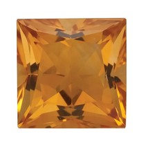 Natural Citrine Square Shape Faceted AA/A Quality Gemstone Available in ... - £10.45 GBP